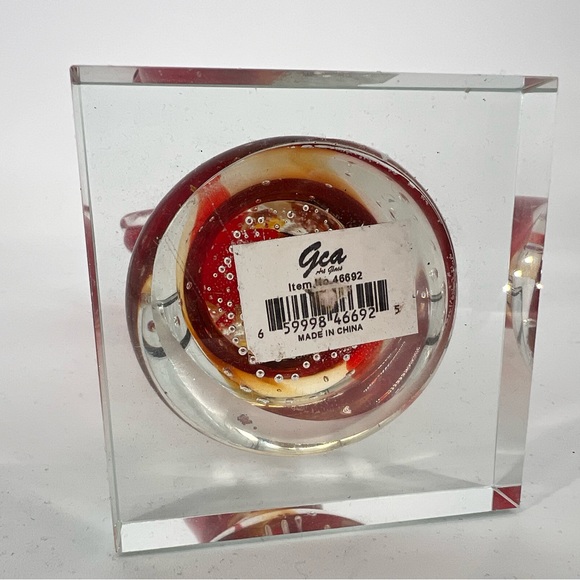 GCA Art Glass Accents Euc Gca Art Glass Couple Glass Sculpture